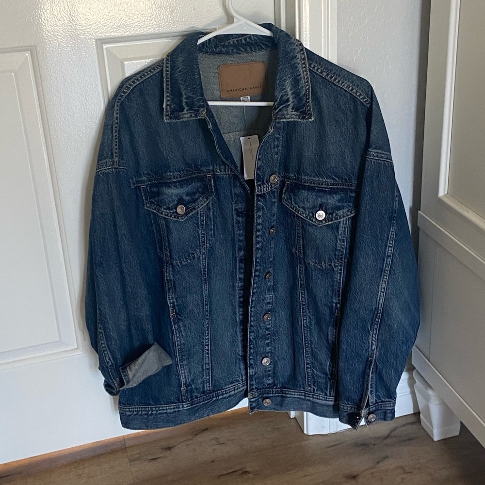 American Eagle Oversized Jean Jacket